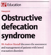 Obstructive defecation syndrome