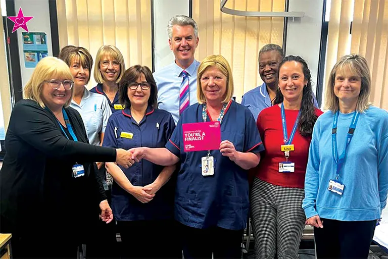 Mr Hextall and the Urogynaecology Team at St Albans City Hospital